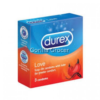 Durex Love 3's (1 pack x 3 condoms) Durex Love 3's (1 pack x 3 condoms)